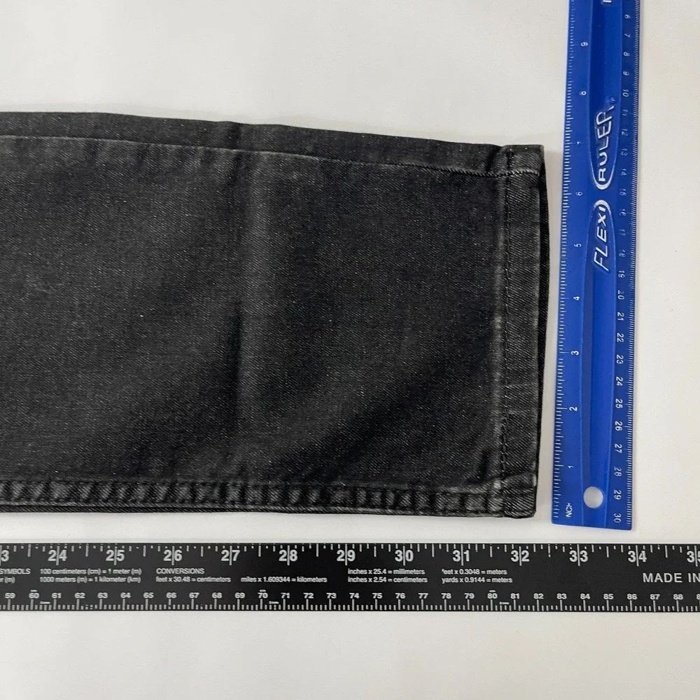 Levis Jeans Mens 30x32 Black 511 Slim Dark Wash Stretch Denim Minimalist Grunge